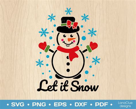 Download Let it Snow SVG Cut Files Crafts